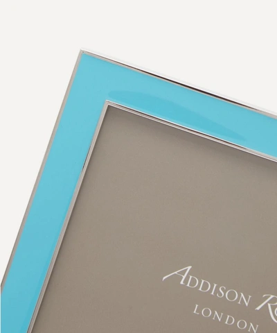 Shop Addison Ross Aqua Blue Enamel 5x7' Photo Frame