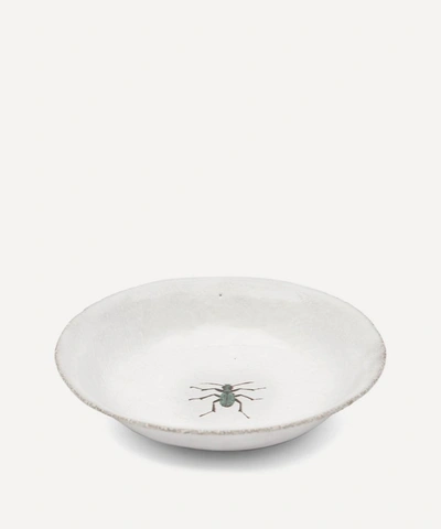 Astier De Villatte Beetle Saucer In White