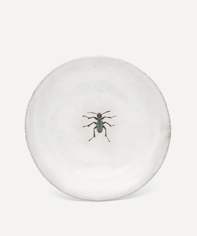 Astier De Villatte Beetle Saucer In White