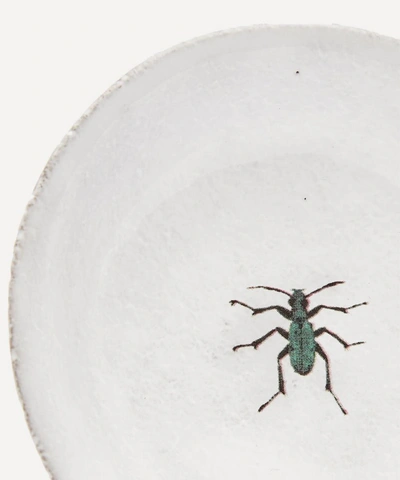 Astier De Villatte Beetle Saucer In White