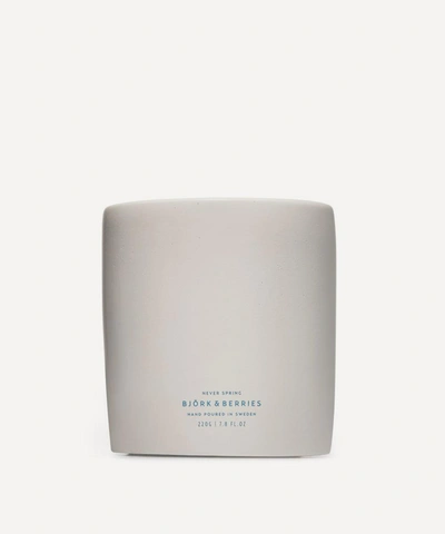 Bj Rk & Berries Never Spring Scented Candle 220g