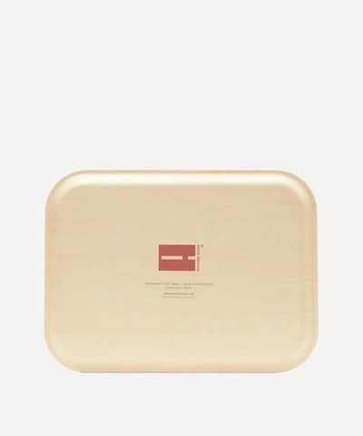 Avenida Home Night Owls Small Birch Wood Tray In Multicoloured