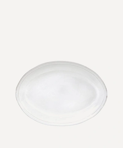 Astier De Villatte Large Simple Deep Oval Platter In White