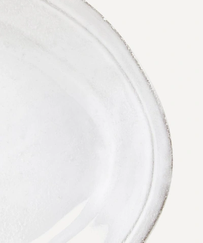 Astier De Villatte Large Simple Deep Oval Platter In White