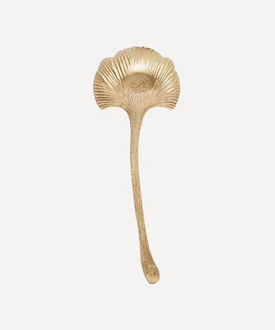 Shop Doing Goods Ginko Sugar Spice Spoon In Gold