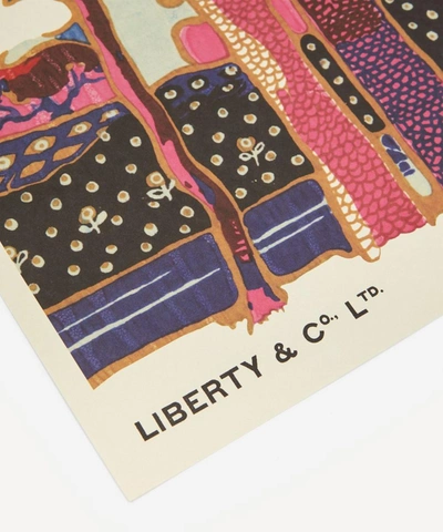 Liberty Unframed Frieze Archive  Art Print In Blue