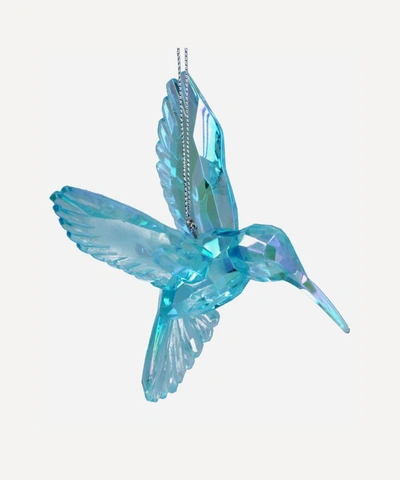 Shop Unspecified Acrylic Bird Decoration In Blue