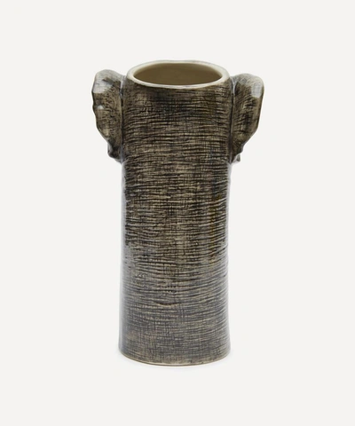Quail Large Elephant Vase In Assorted