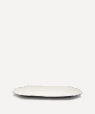 Astier De Villatte Perles Large Platter In White