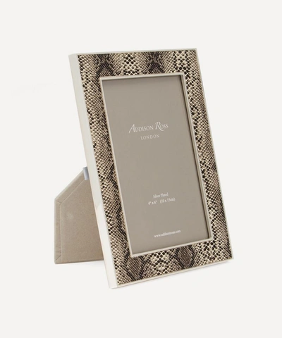 Shop Addison Ross Faux Snakeskin 4x6' Photo Frame