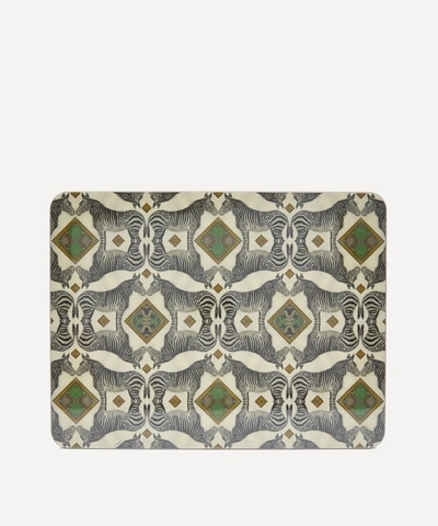 Avenida Home Wildlife Zebra Table Mat In Assorted
