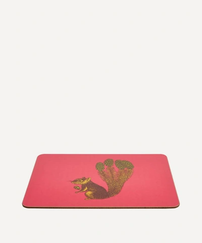 Avenida Home Squirrel Table Mat In Multicolour