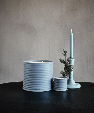 Loewe Small Cypress Balls Candle 170g In Blue