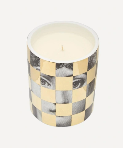 Shop Fornasetti Scacco Otto Scented Candle 300g In Assorted