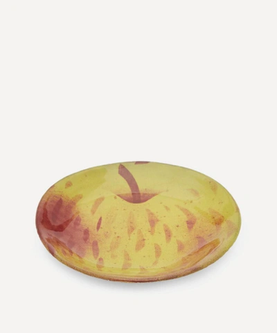 Shop Astier De Villatte Apple Saucer No. 3 In Multicolour