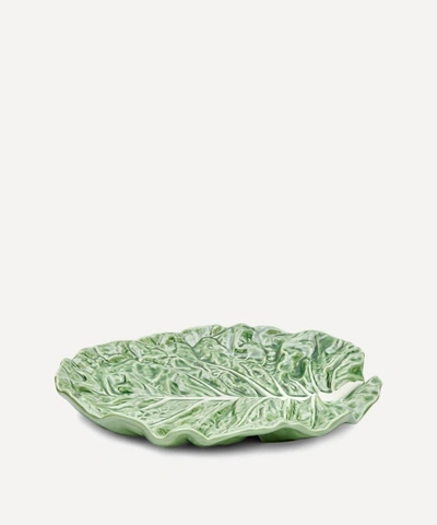 Bordallo Pinheiro Cabbage Fruit Bowl In Green