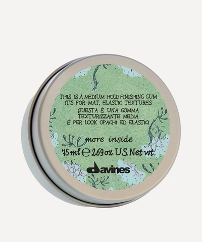 Shop Davines Medium Hold Finishing Gum 75ml In White