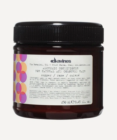 Shop Davines Alchemic Conditioner In Copper 250ml