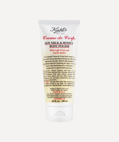 Shop Kiehl's Since 1851 Creme De Corps Soy Milk And Honey Body Polish 200ml