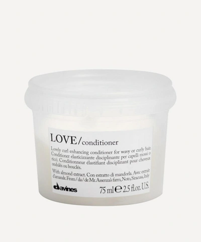 Shop Davines Love Curl Conditioner 75ml In White