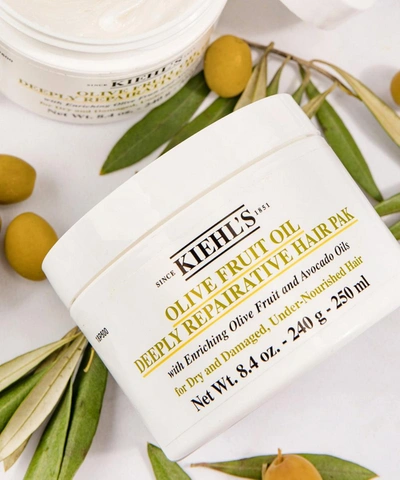 Shop Kiehl's Since 1851 Olive Fruit Oil Nourishing Shampoo 250ml In White