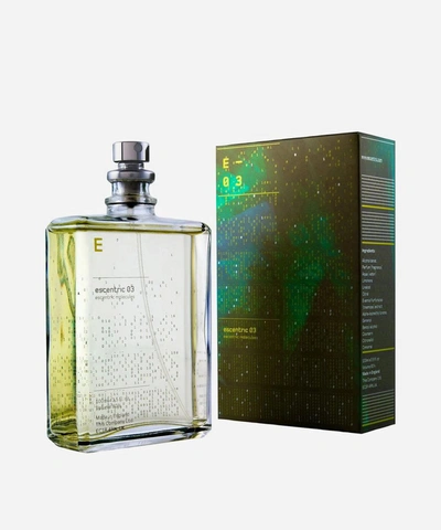 Escentric Molecules Escentric 03 Eau De Toilette 100ml In White