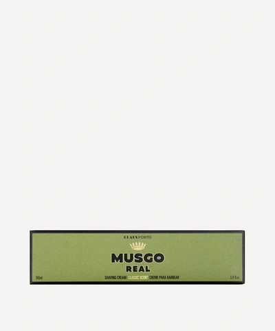 Shop Claus Porto Musgo Real Classic Scent Shaving Cream 100ml In White