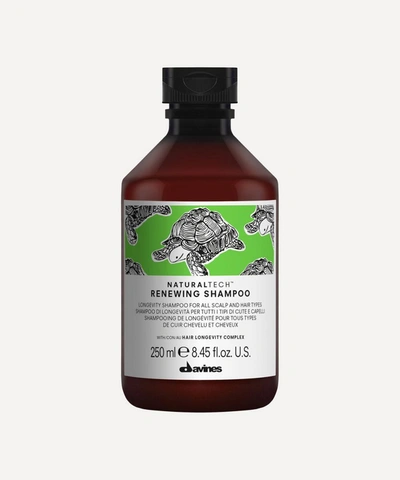 Shop Davines Naturaltech Renewing Shampoo 250ml In White