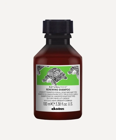 Shop Davines Naturaltech Renewing Shampoo 100ml In White