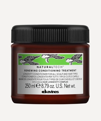 Shop Davines Naturaltech Renewing Conditioning Treatment 250ml In White