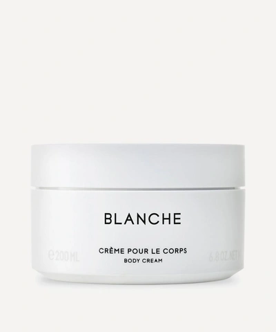 Shop Byredo Blanche Body Cream 200ml In White