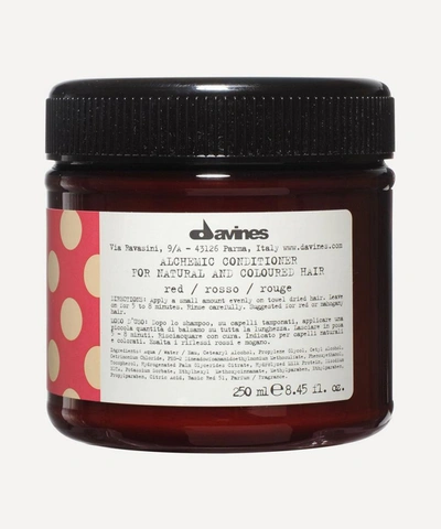 Shop Davines Alchemic Conditioner In Red 250ml In White