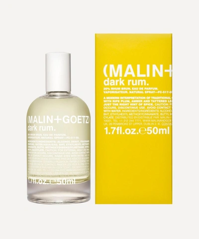 Shop Malin + Goetz Dark Rum Eau De Parfum 50ml In White