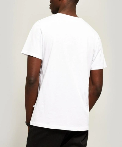 Shop Nn07 Mens Pima Cotton T-shirt In White