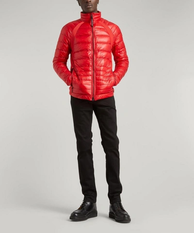 Canada Goose Quilted Shell Down-filled Jacket In Red