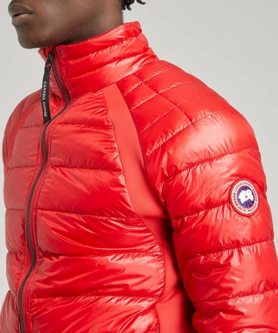 Canada Goose Quilted Shell Down-filled Jacket In Red