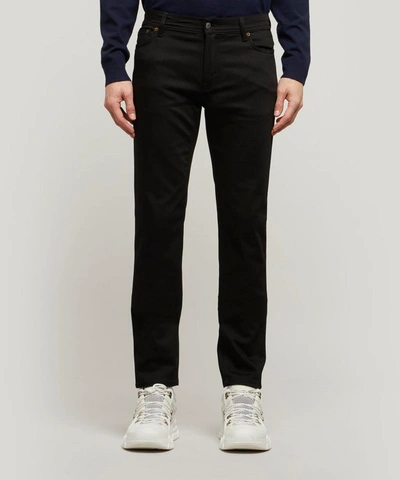 Shop Acne Studios Mens North Stay Black Straight Fit Jeans