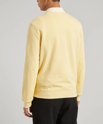 Shop Apc Item Cotton-fleece Sweatshirt