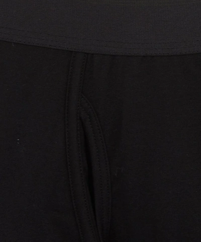 Shop Sunspel Superfine Cotton Trunk In Black