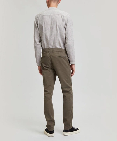 Shop Nn07 Marco 1400 Slim Chino Trousers In Khaki