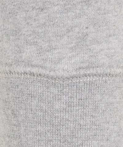 Shop Sunspel Crew-neck Cotton Sweatshirt In Grey