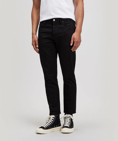 Shop Acne Studios Mens River Stay Black Straight Fit Jeans