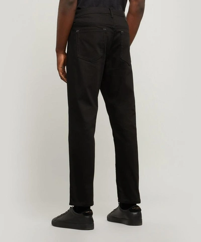 Shop Acne Studios Mens River Stay Black Straight Fit Jeans