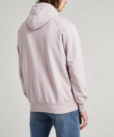 Shop Albam Archive Zip Hoodie In Dried Pink