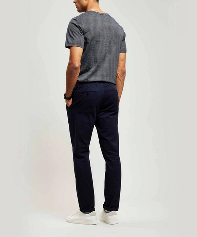 Shop Norse Projects Aros Slim Stretch Trousers In Navy