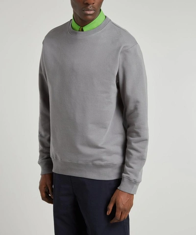 Shop Dries Van Noten Cotton Jersey Sweatshirt In Grey