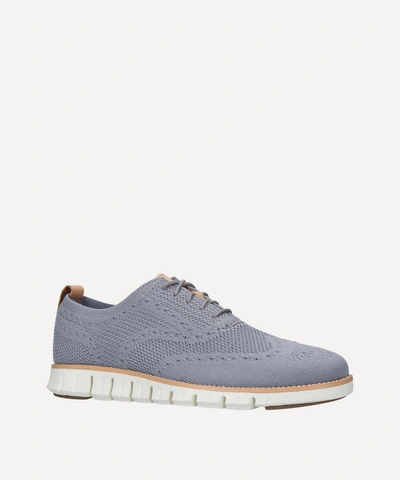 Shop Cole Haan Zerogrant Stitchlite Oxford Shoe - Size 6 In Grey
