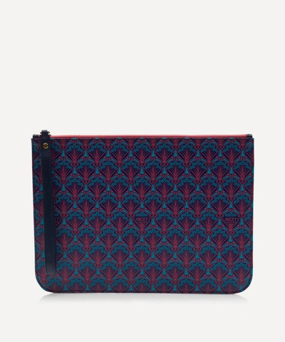 Shop Liberty London Iphis Clutch Pouch In Navy