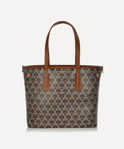 Shop Liberty London Iphis Little Marlborough Tote Bag In Tan