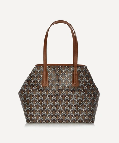 Shop Liberty London Iphis Little Marlborough Tote Bag In Tan